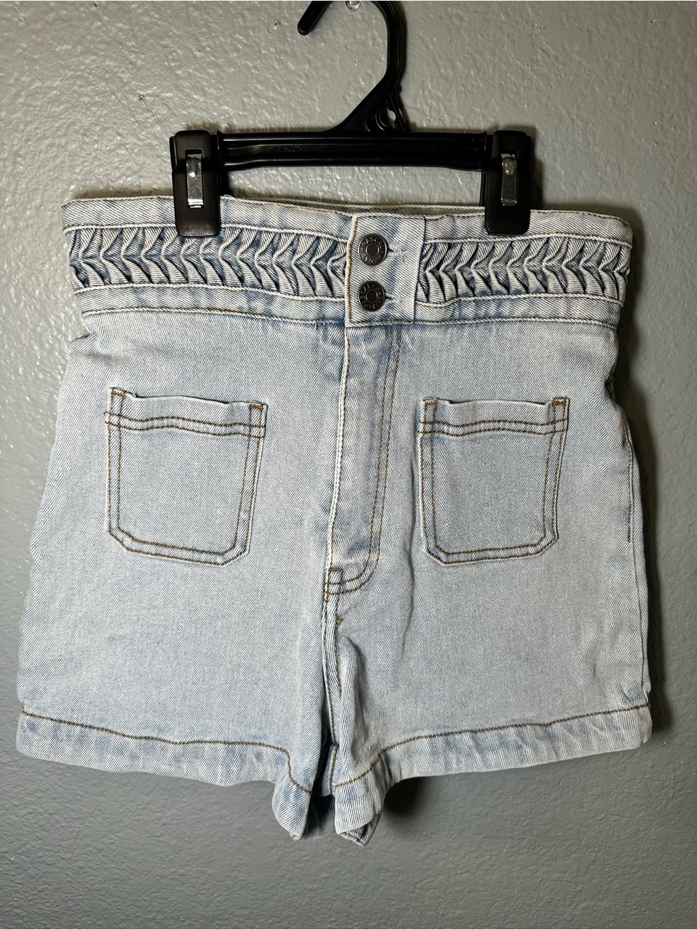 Magali Pascal Light Blue Denim Jean Shorts for Women
